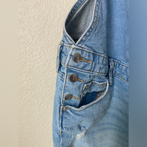 ISABEL MATERNITY Denim Shortalls - Picture 5 of 6